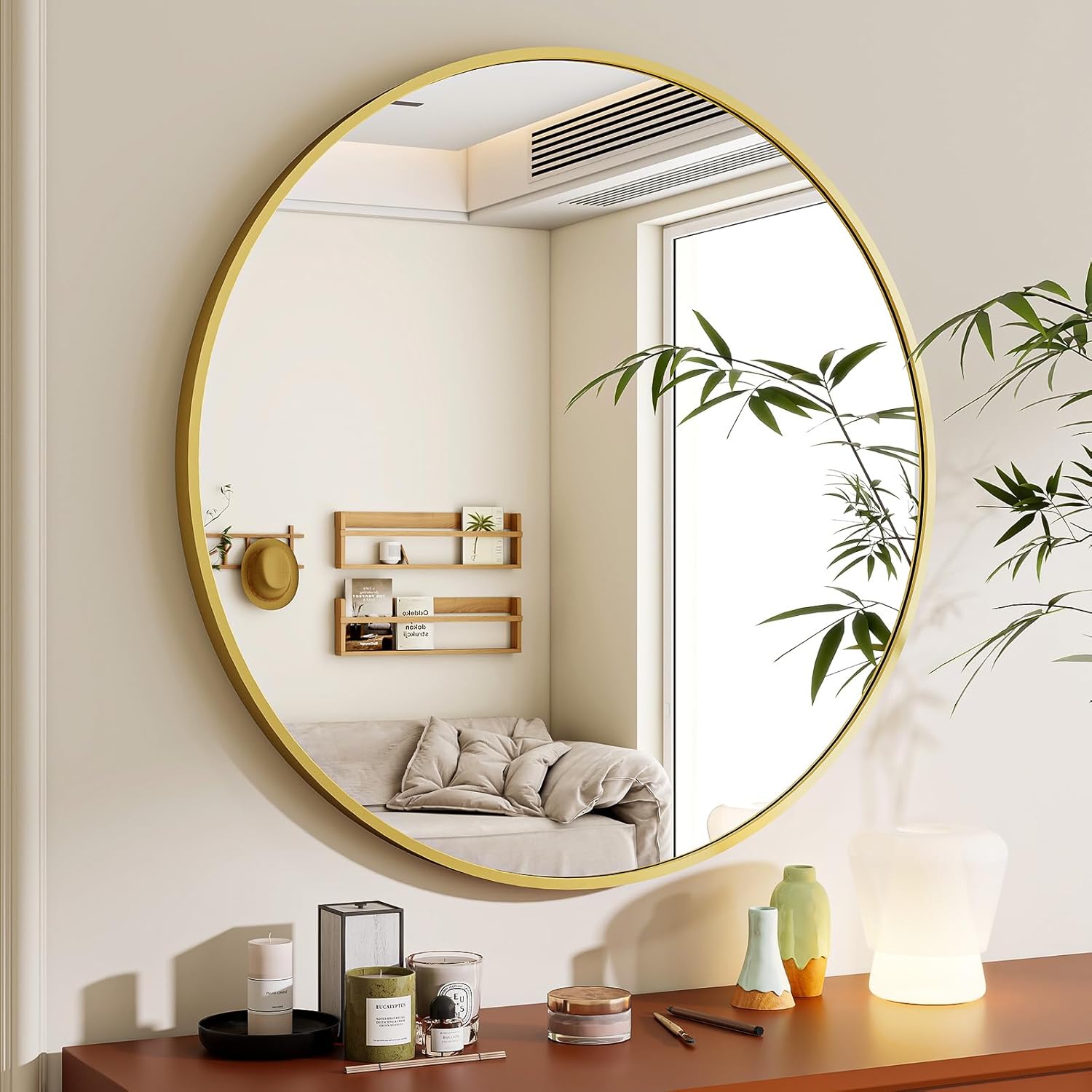 BEAUTYPEAK 76 cm doré incassable suspendu posé