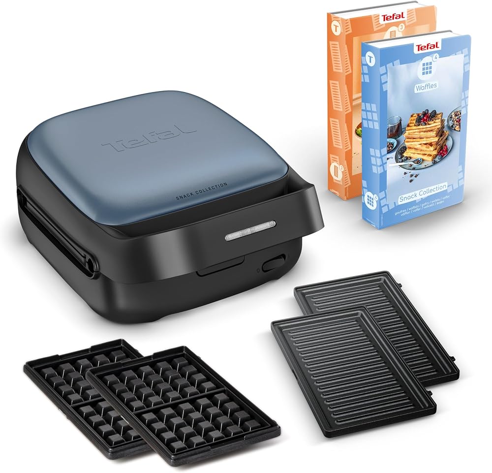 Tefal Snack Collection SW8674F0 appareil à croque-monsieur et gaufres à plaques interchangeables