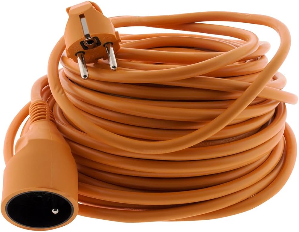 Rallonge électrique de jardin 25 m 3G1,5 mm² avec terre