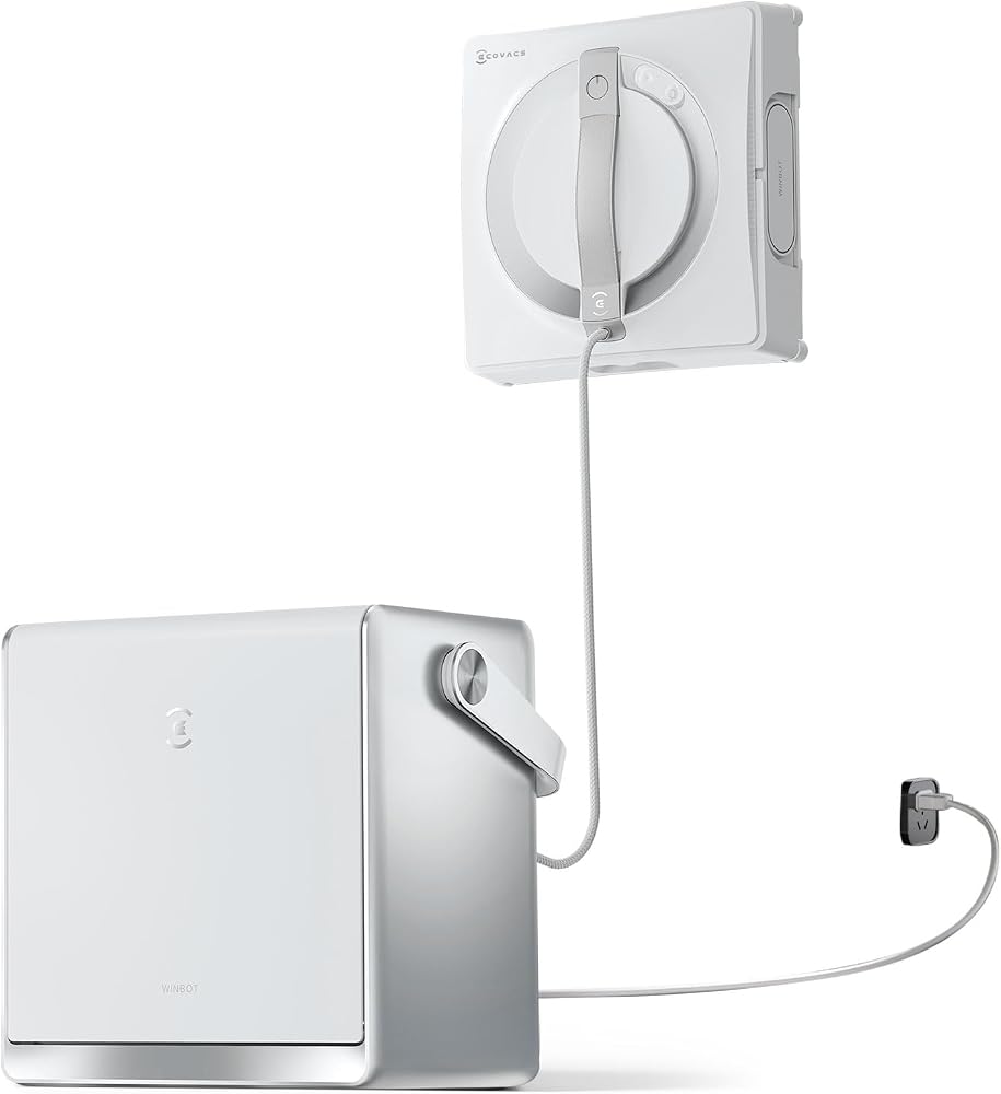 Robot lave-vitre ECOVACS WINBOT W2 PRO OMNI avec sa station