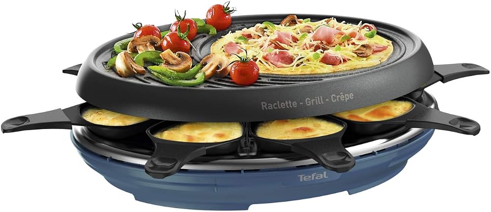Appareil à raclette Tefal Colormania 3 en 1 pour 8 personnes