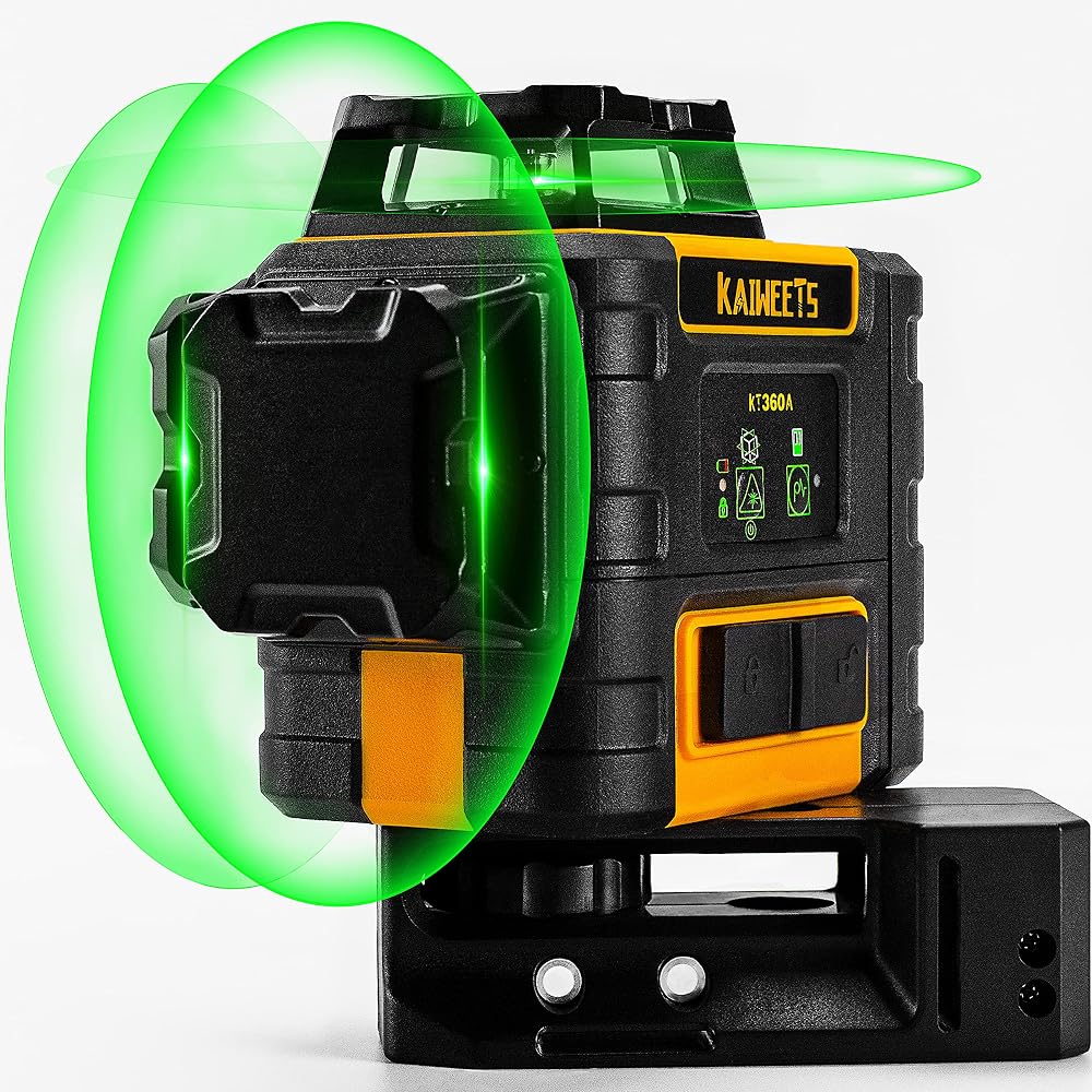 Niveau laser vert KAIWEETS KT360A 3x360 degrés