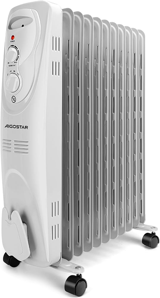 Radiateur à bain d huile Aigostar 33IEJ, 11 éléments
