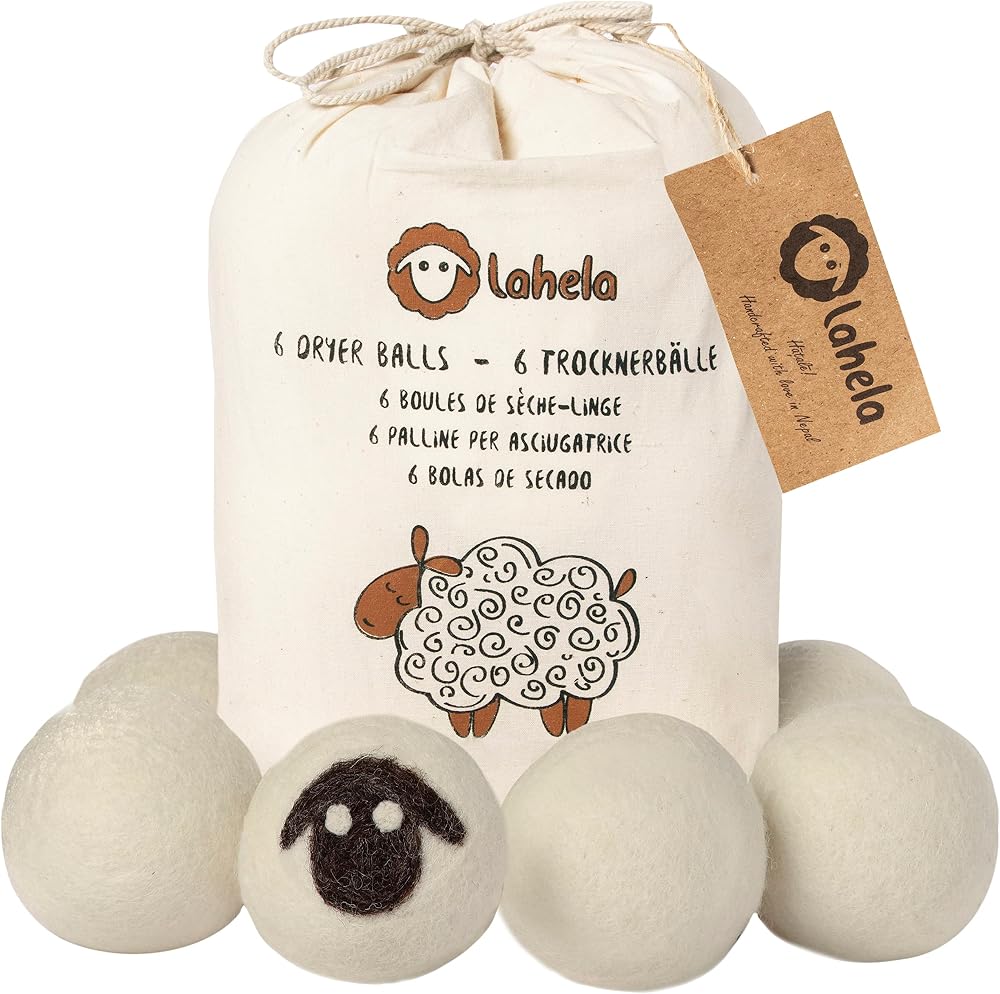 Boules de séchage en laine LAHELA pour sèche-linge