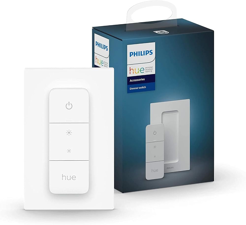 Philips Hue Dimmer Switch blanc avec son support mural